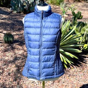 Women's Blue Puffer Vest
